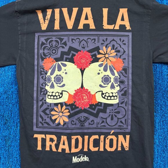Modelo Viva La Tradicion Beer T-Shirt Size Medium - Picture 4 of 4